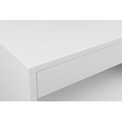 Sengebord LIGNE 50x35 cm hvid