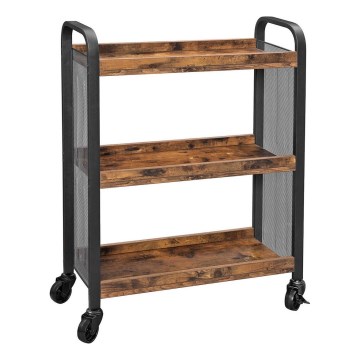 Serveringsbord MARGE brun/sort