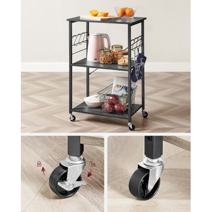 Serveringsbord MARGE i sort