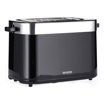 Severin AT 9264 - Brødrister med to åbninger 800W/230V rustfrit stål/sort