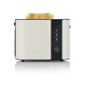 Severin AT 9576 - Brødrister med plads til 2 skiver, 800 W/230 V, beige/sort