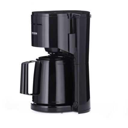 Severin KA 9306 - Kaffemaskine med termokande 1 l 1000W/230V sort