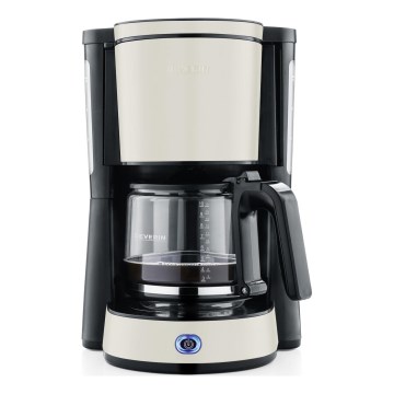 Severin KA 9575 - Filterkaffemaskine 1000W/230V beige/sort