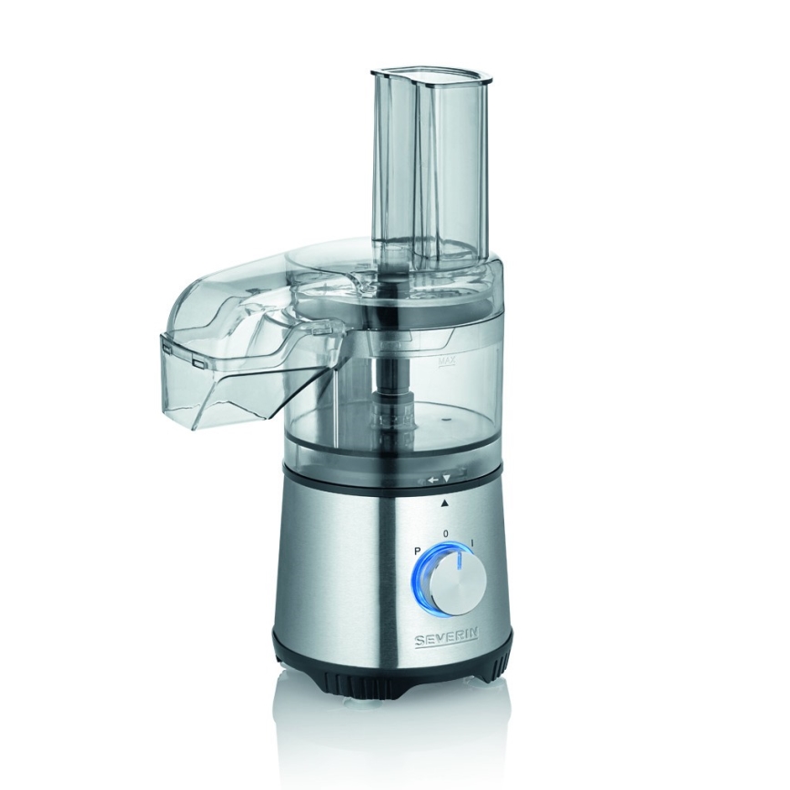 Severin KM 3865 - Elektrisk madhakker 400 W/230 V, rustfrit stål/sort