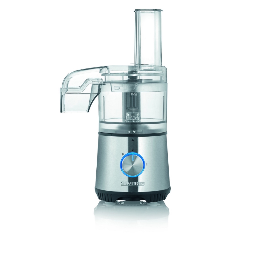 Severin KM 3865 - Elektrisk madhakker 400 W/230 V, rustfrit stål/sort