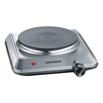 Severin KP 1092 - Enkelt kogeplade 1500W/230V rustfrit stål