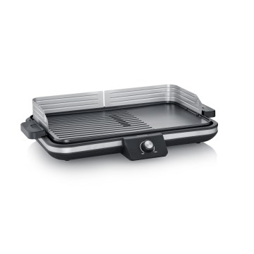 Severin PG 8564 - Elektrisk bordgrill 2300W/230V 50x30 cm sort