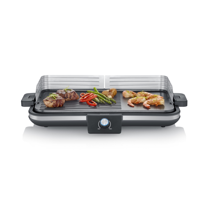 Severin PG 8564 - Elektrisk bordgrill 2300W/230V 50x30 cm sort