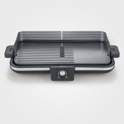 Severin PG 8564 - Elektrisk bordgrill 2300W/230V 50x30 cm sort
