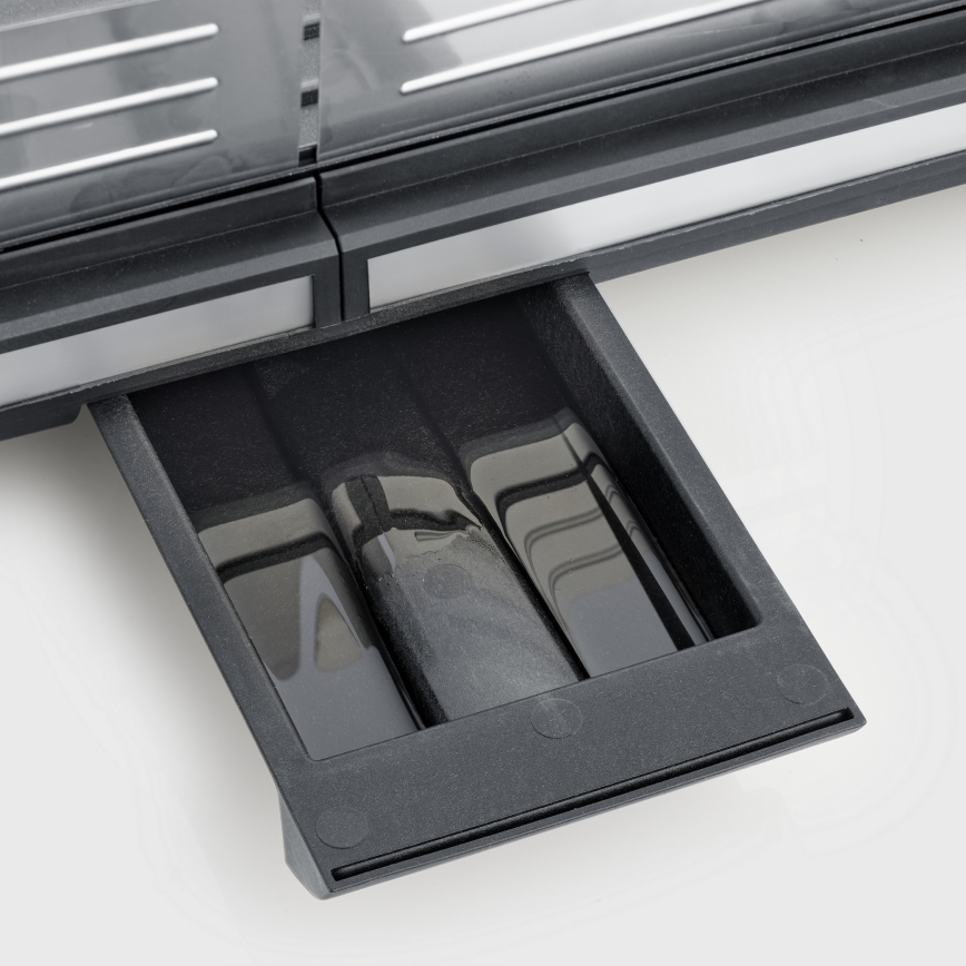 Severin PG 8564 - Elektrisk bordgrill 2300W/230V 50x30 cm sort