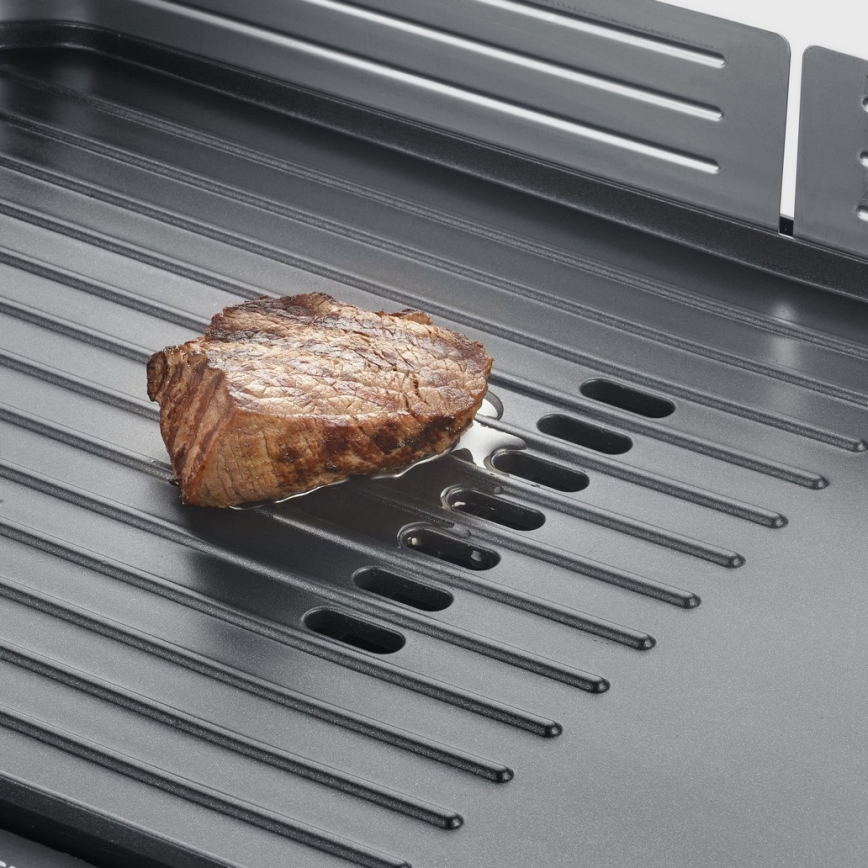 Severin PG 8564 - Elektrisk bordgrill 2300W/230V 50x30 cm sort