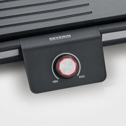 Severin PG 8564 - Elektrisk bordgrill 2300W/230V 50x30 cm sort