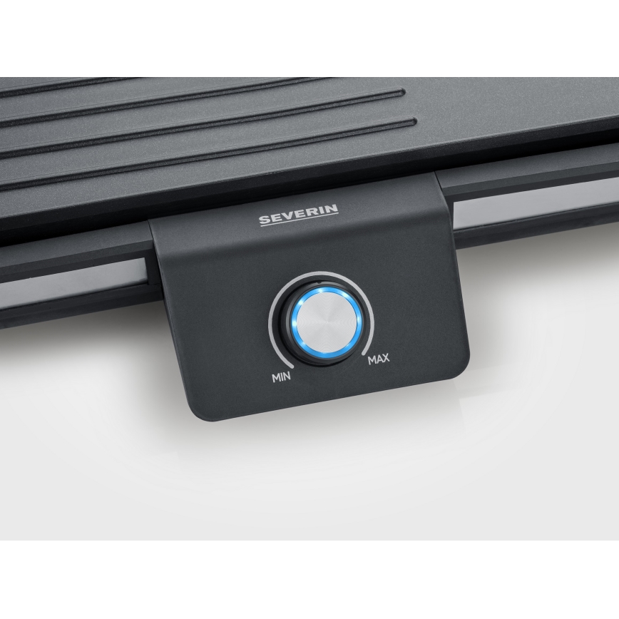 Severin PG 8564 - Elektrisk bordgrill 2300W/230V 50x30 cm sort