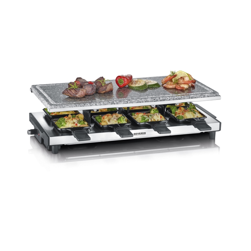 Severin RG 2374 - Raclette-grill med lavasten 1500W/230V