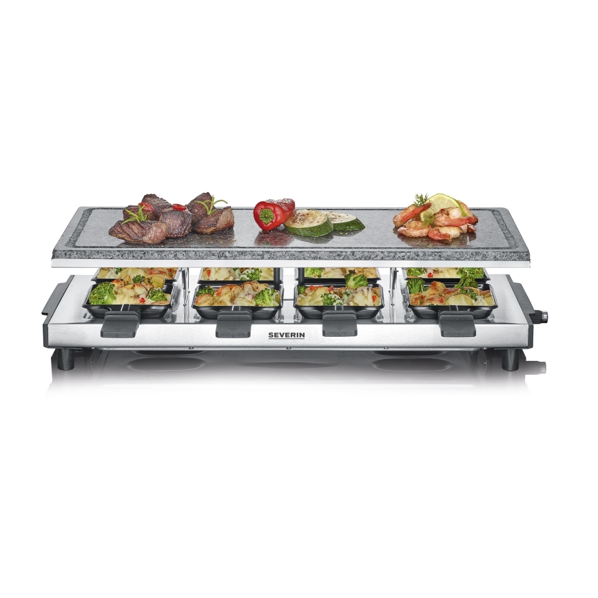 Severin RG 2374 - Raclette-grill med lavasten 1500W/230V