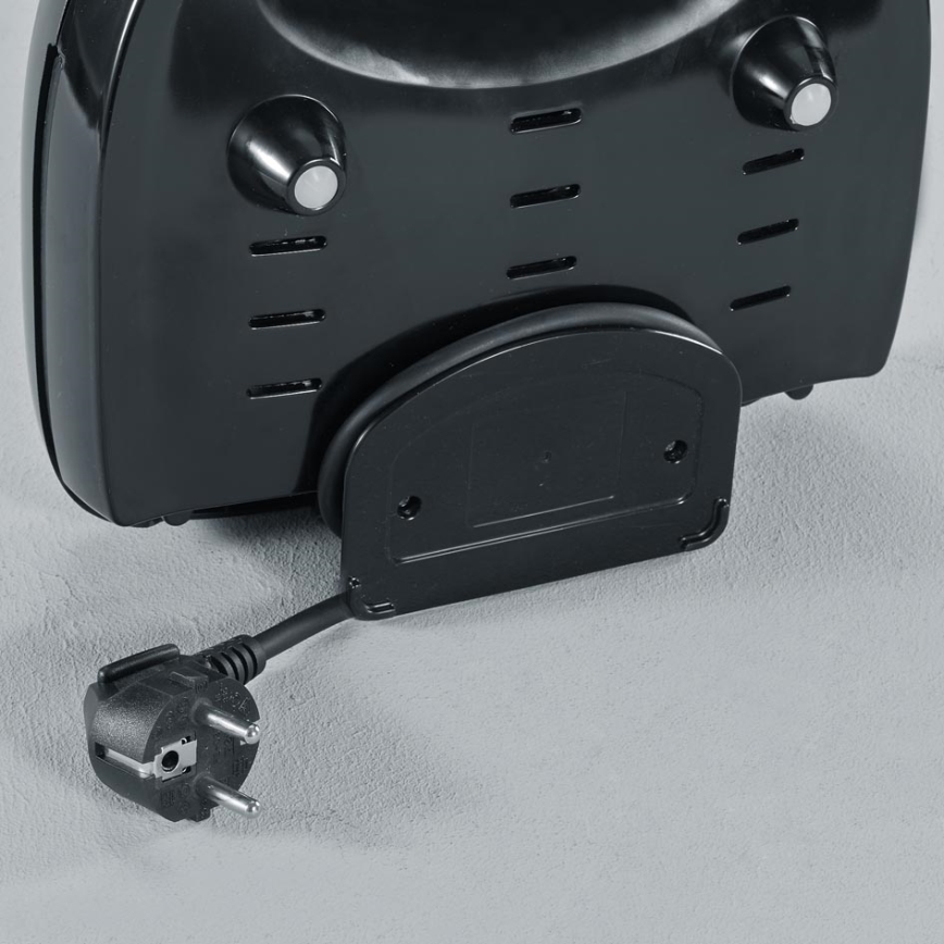 Severin SA 2969 - Brødrister 700W/230V i rustfrit stål/sort