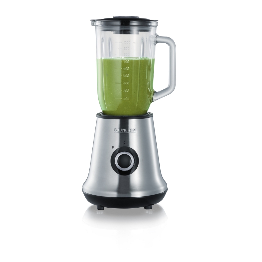Severin SM 3737 - Bordblender 1 l 500 W/230 V rustfrit stål/sort