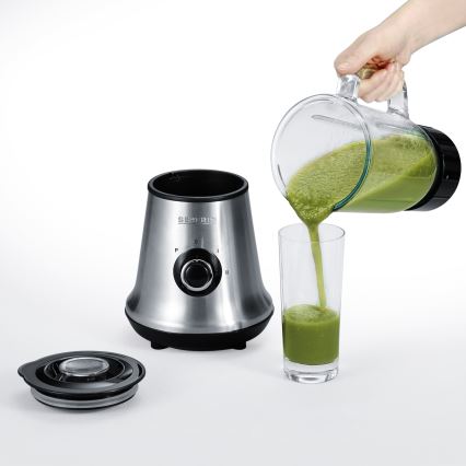 Severin SM 3737 - Bordblender 1 l 500W/230V rustfrit stål/sort