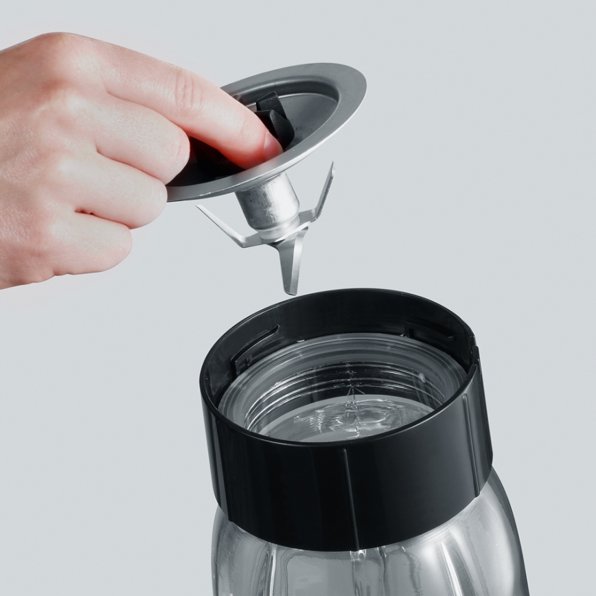 Severin SM 3737 - Bordblender 1 l 500W/230V rustfrit stål/sort