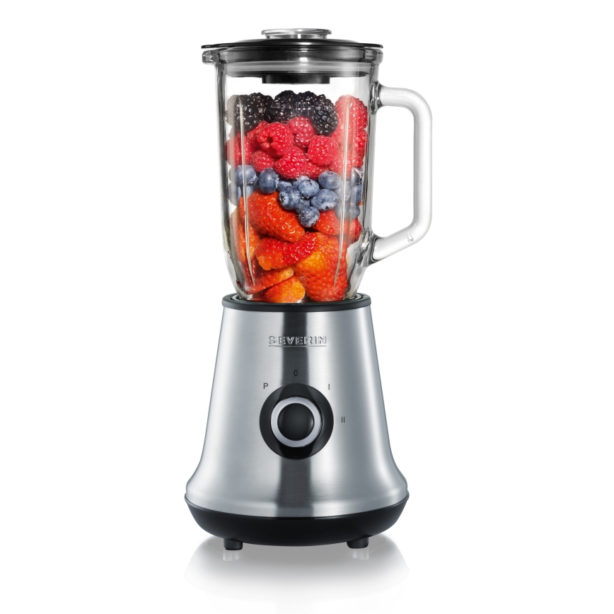 Severin SM 3737 - Bordblender 1 l 500W/230V rustfrit stål/sort