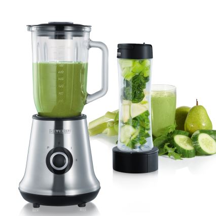 Severin SM 3737 - Bordblender 1 l 500W/230V rustfrit stål/sort