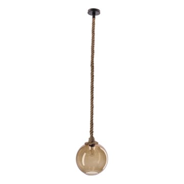 SHEDON 1xE27/40W/230V lampe i røgfarvet beige