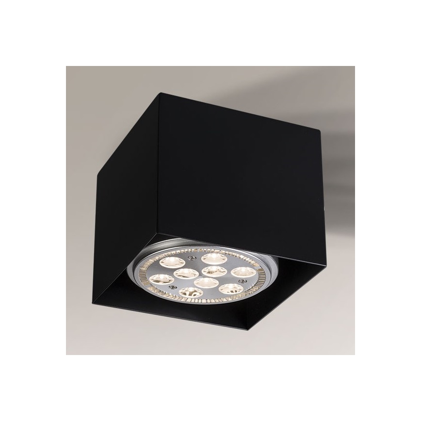 Shilo - Spotlampe 1xGU10/15W/230V sort