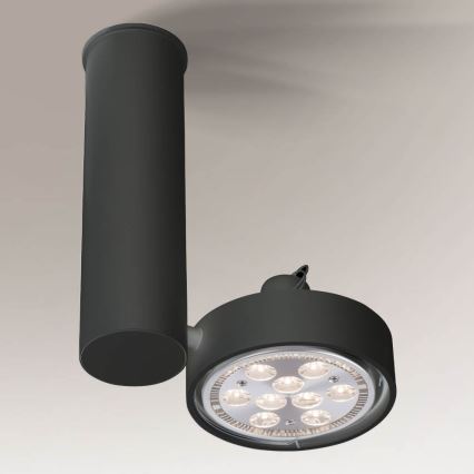 Shilo - Spotlampe 1xGU10/15W/230V sort