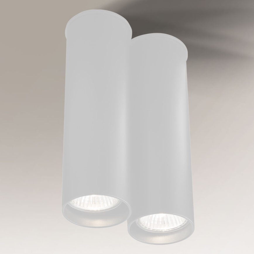 Shilo - Loftlampe 2xGU10/15W/230V hvid