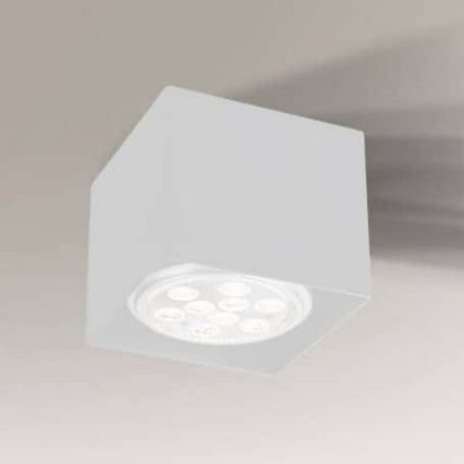 Shilo - Spotlampe 1xGU10/15W/230V hvid