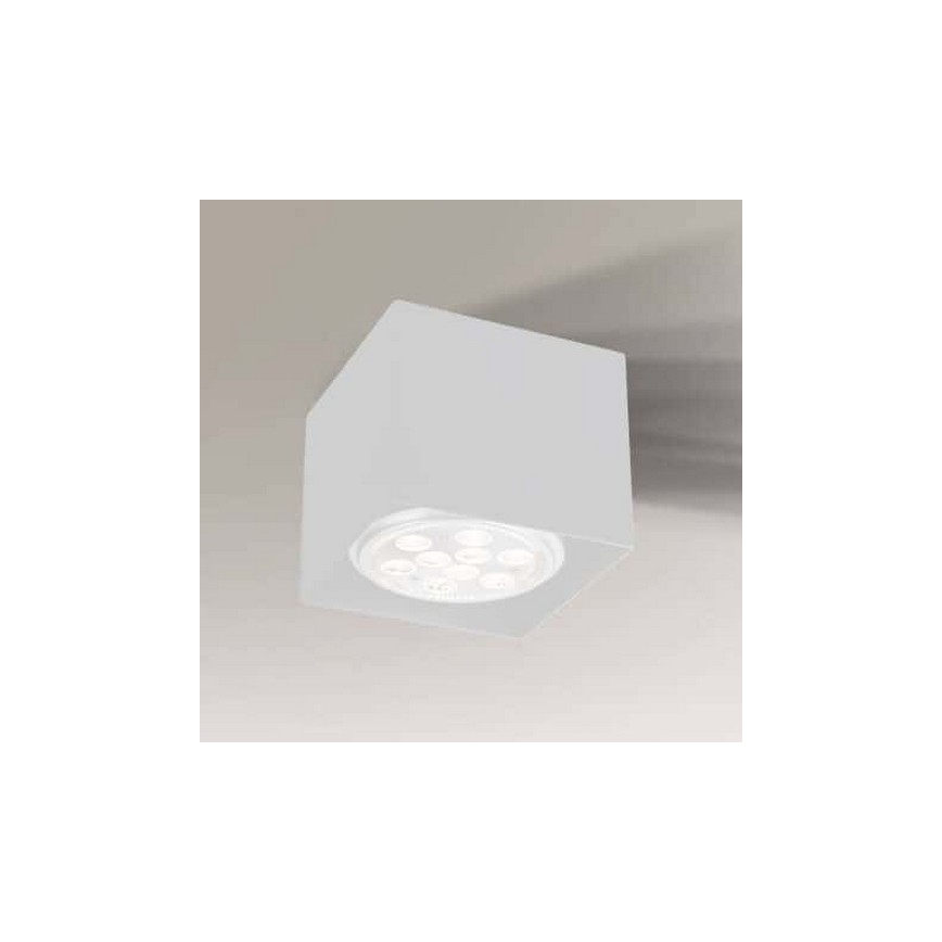 Shilo - Spotlampe 1xGU10/15W/230V hvid