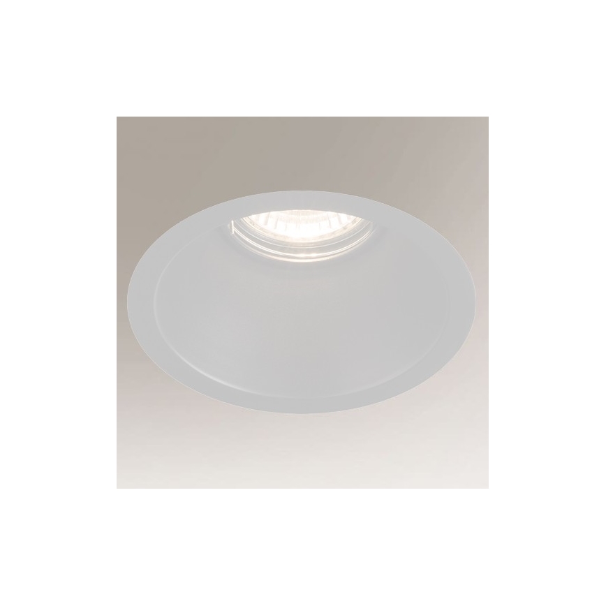 Shilo - Indbygningsspot 1xGU10/15W/230V hvid