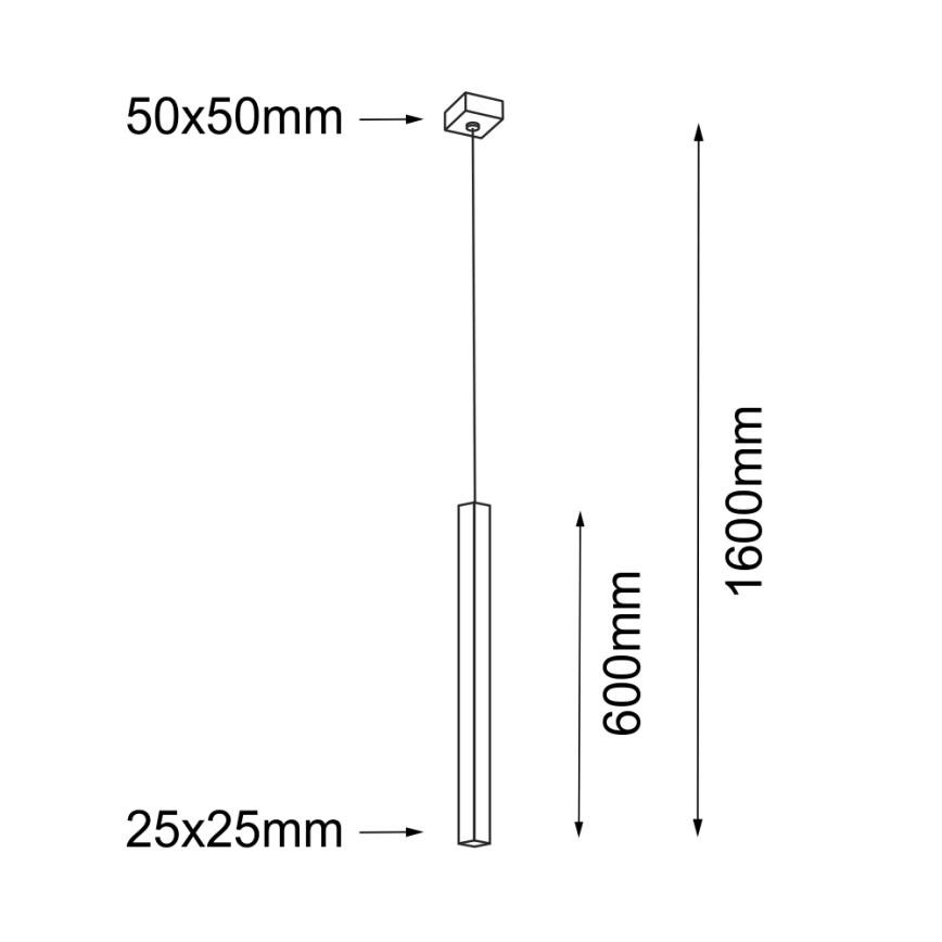Shilo - Pendel 1xG9/10W/230V