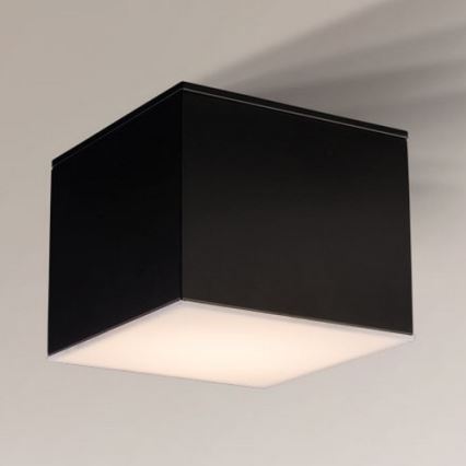 Shilo - Loftlampe til badeværelse 1xGX53/15W/230V IP44 sort