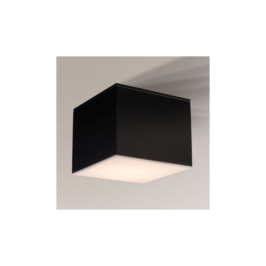 Shilo - Loftlampe til badeværelse 1xGX53/15W/230V IP44 sort