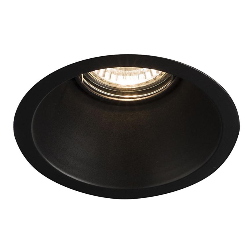 Shilo - Indbygningsspot 1xGU10/15W/230V sort