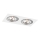 Shilo - Indbygningsspot 2xGU10/15W/230V hvid