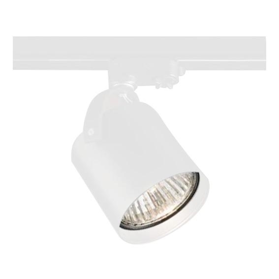 Shilo - Spotlampe til skinnesystem 1xGU10/15W/230V hvid