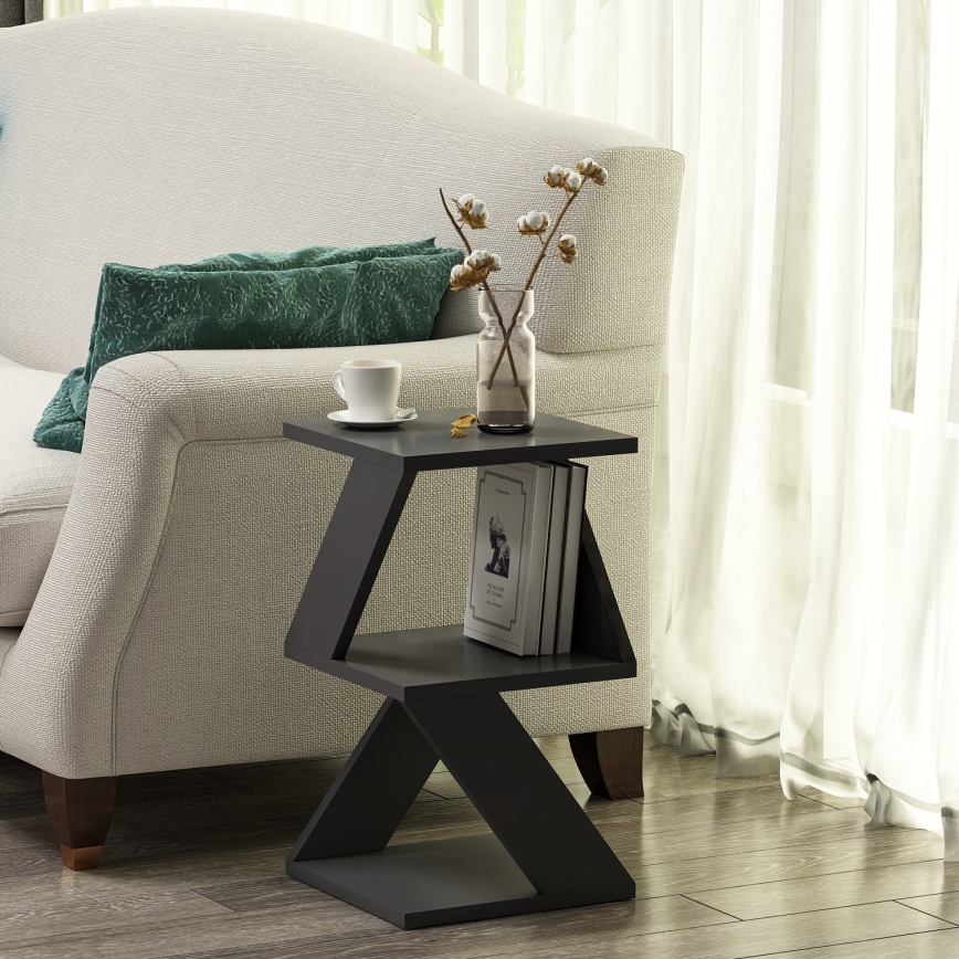 Sidebord ALBENI 50x30 cm antracit