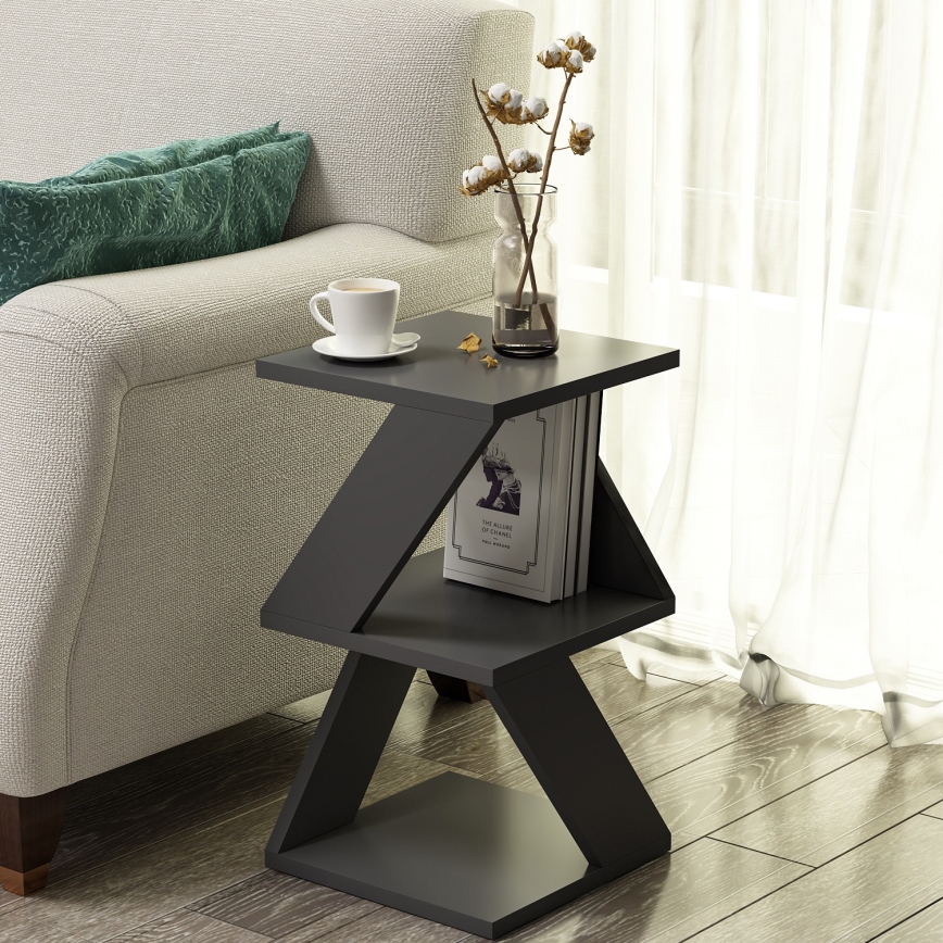Sidebord ALBENI 50x30 cm antracit