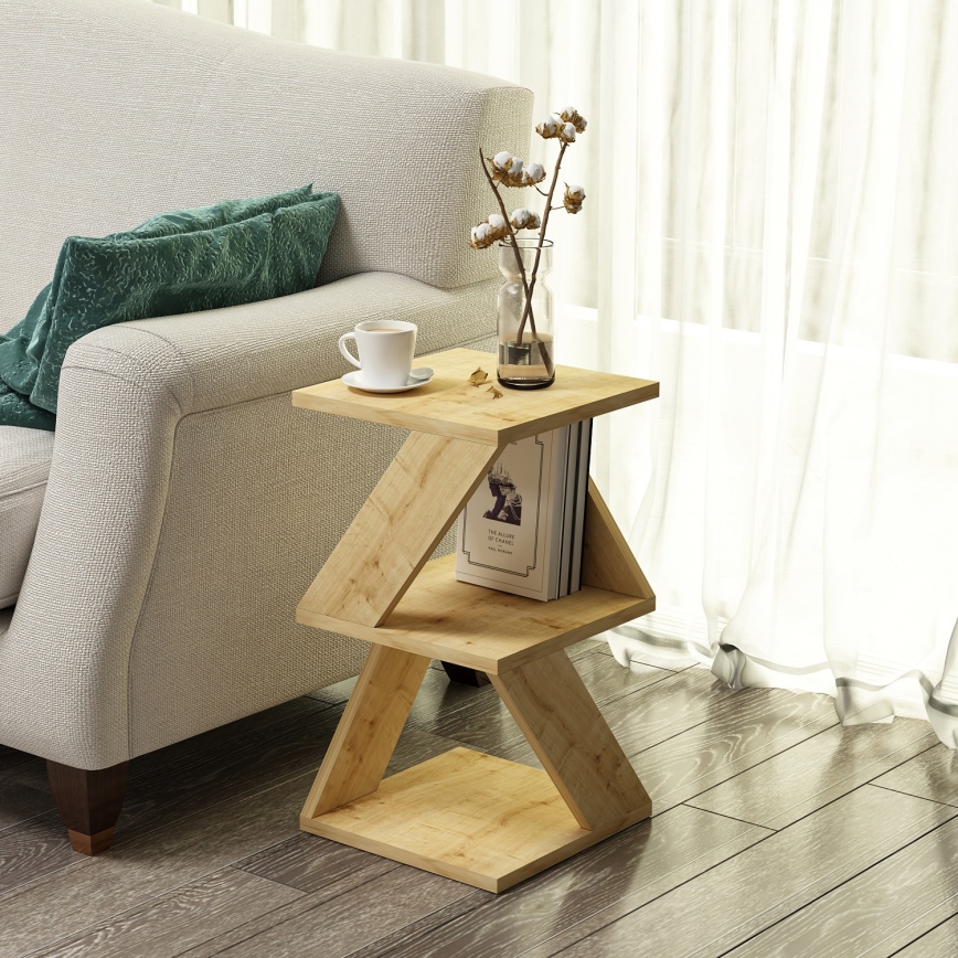 Sidebord ALBENI 50x30 cm brun