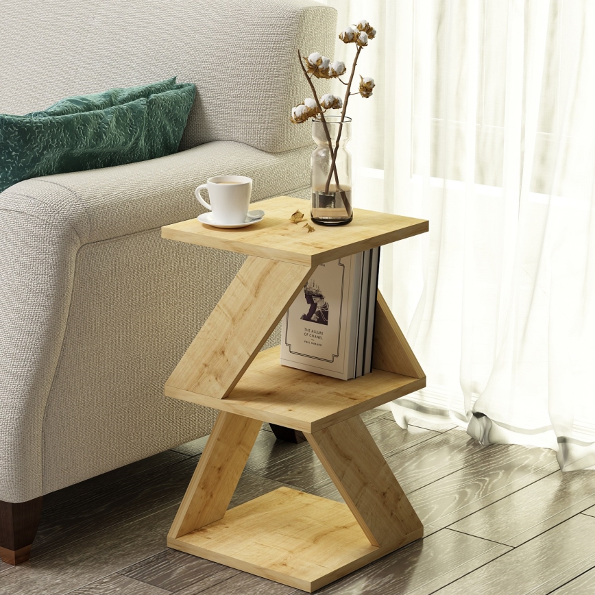 Sidebord ALBENI 50x30 cm brun