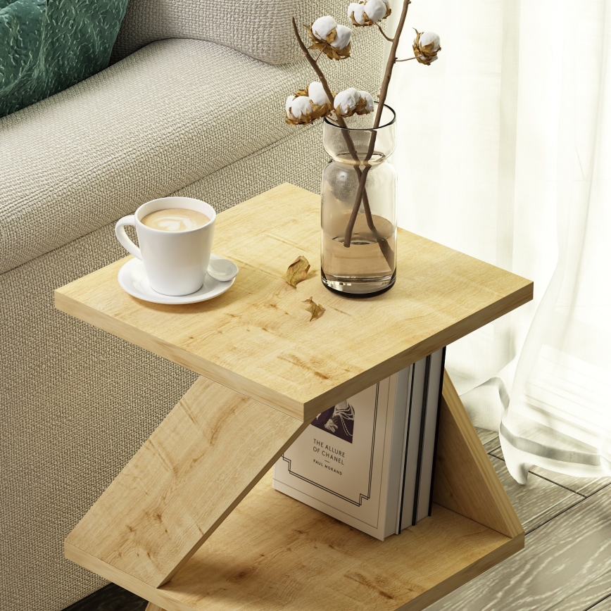 Sidebord ALBENI 50x30 cm brun