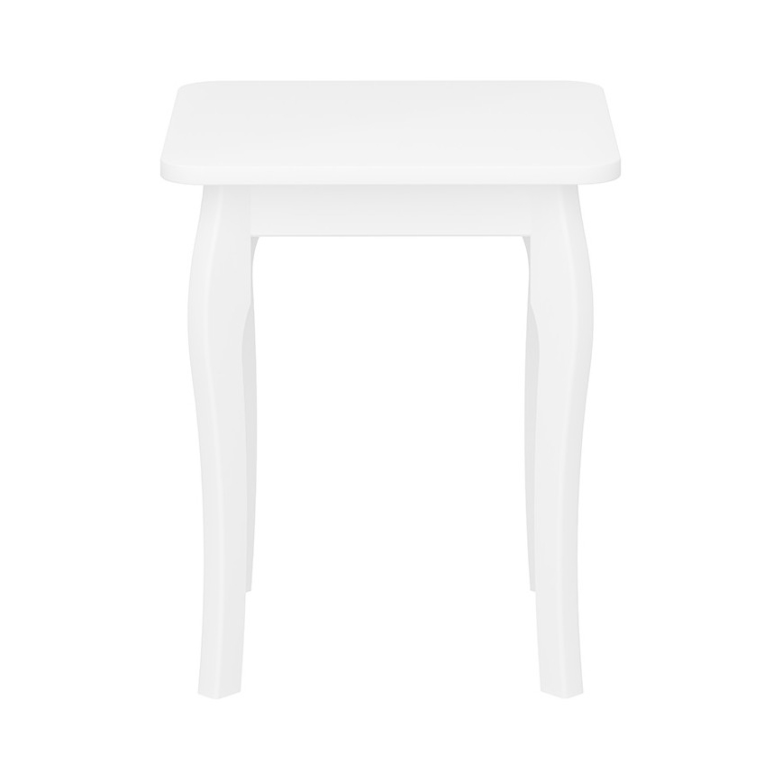 Sidebord BAROQUE 45,6x39 cm hvid