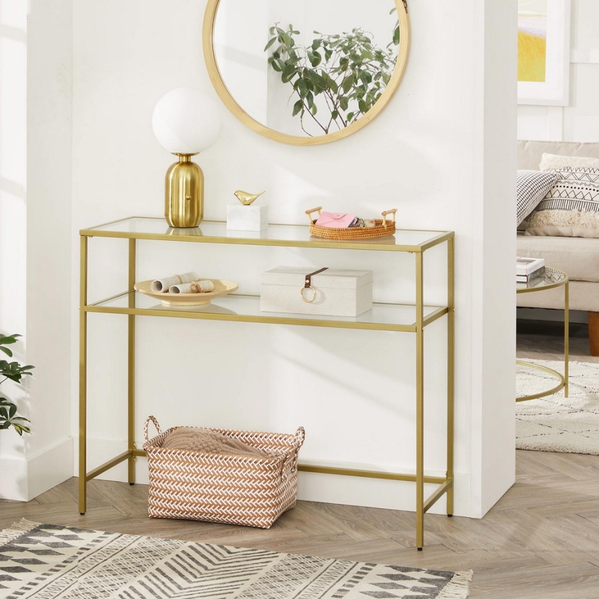Sidebord CIREL i guld