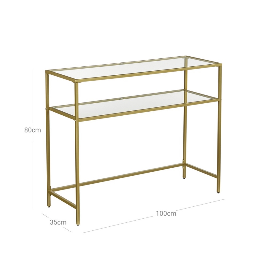 Sidebord CIREL i guld