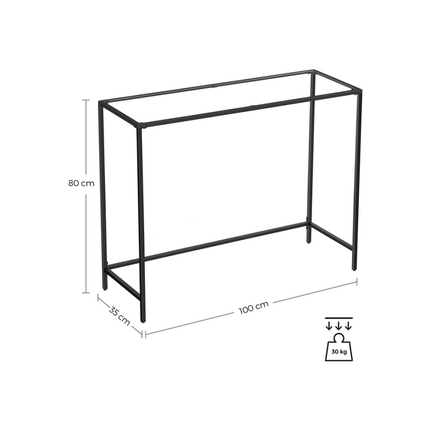 Sidebord CIREL sort