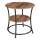 Sidebord ELDUR brun/sort