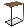 Sidebord ELDUR brun/sort