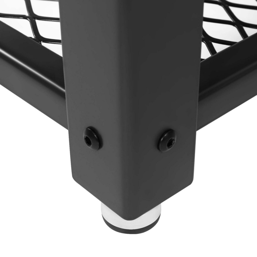 Sidebord ELDUR brun/sort